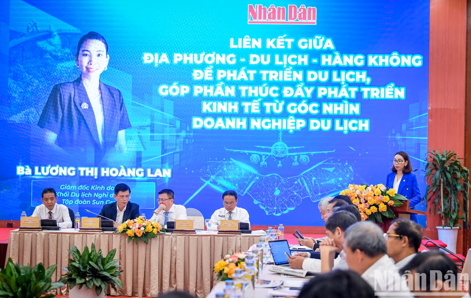 La directora de la División de Resort del Grupo Sun, Luong Thi Hoang Lan.