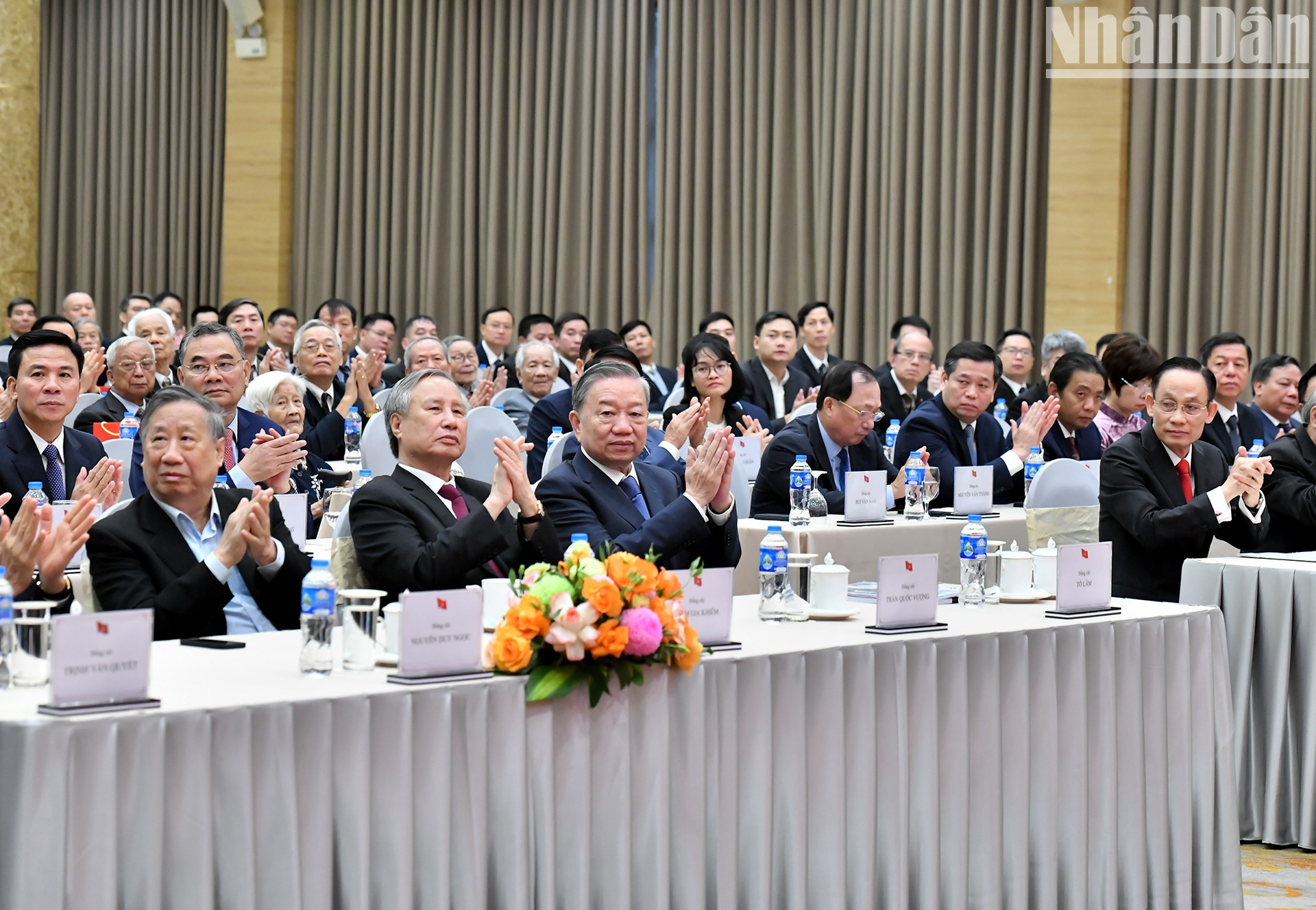 Los asistentes en el evento.