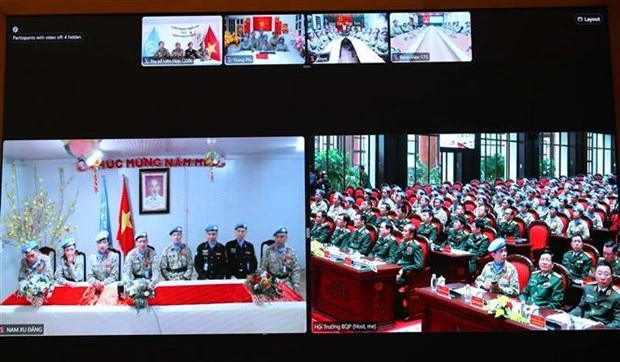 Puntos de conexión del programa (Fotografía: VNA)
