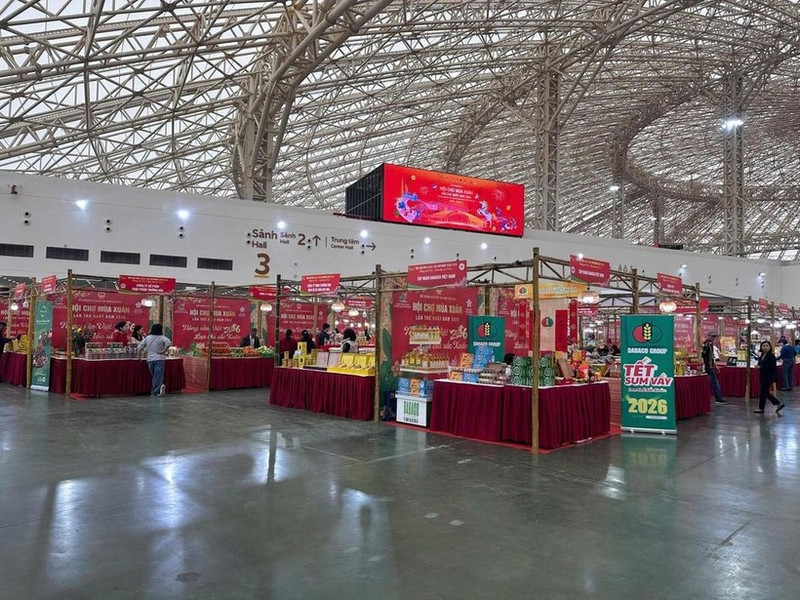 En la feria. (Foto: VNA)