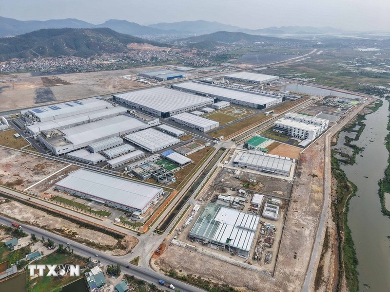 El parque industrial de Song Khoai en Quang Ngai. (Foto: VNA)