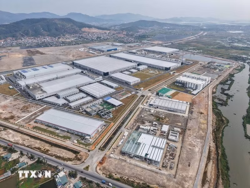 El parque industrial de Song Khoai en Quang Ngai. (Foto: VNA)