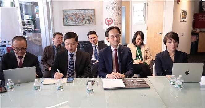 La parte vietnamita en el encuentro. (Foto: VNA)