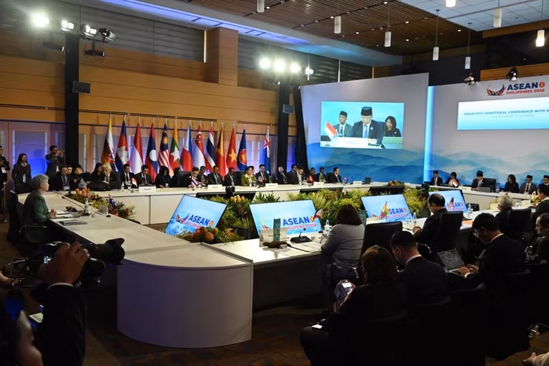En una sesión de la AMM-59. (Foto: Ministerio de Relaciones Exteriores de Vietnam)