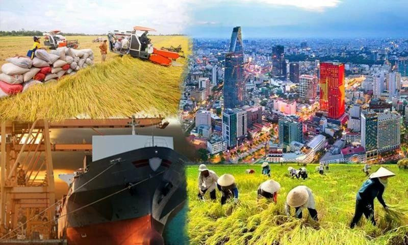Vietnam aspira a convertirse en un país en desarrollo con una industria moderna y de ingresos medios altos para 2030 y en una nación desarrollada y con altos ingresos para 2045. (Foto de ilustración: VNA)