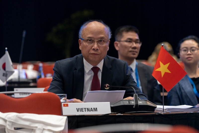 El embajador de Vietnam en Francia, Dinh Toan Thang, en el evento. (Foto: VNA)