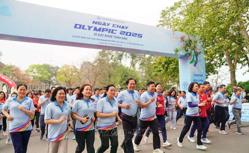 El movimiento olímpico ayuda a elevar la proyección deportiva de Vietnam a nivel internacional. (Foto: VNA)