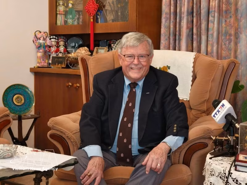 El profesor Carl Thayer, especialista en Vietnam y el Sudeste Asiático de la Universidad de Nueva Gales del Sur. (Foto: VNA)