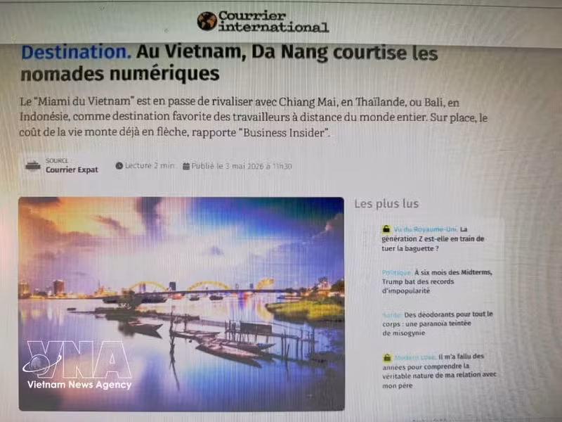 Según Le Courrier International, Da Nang impresiona por sus 32 kilómetros de costa. (Foto: VNA)