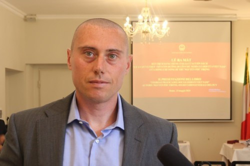 Stefano Bonilauri, director de la editorial italiana Anteo Edizioni. (Foto: VNA)