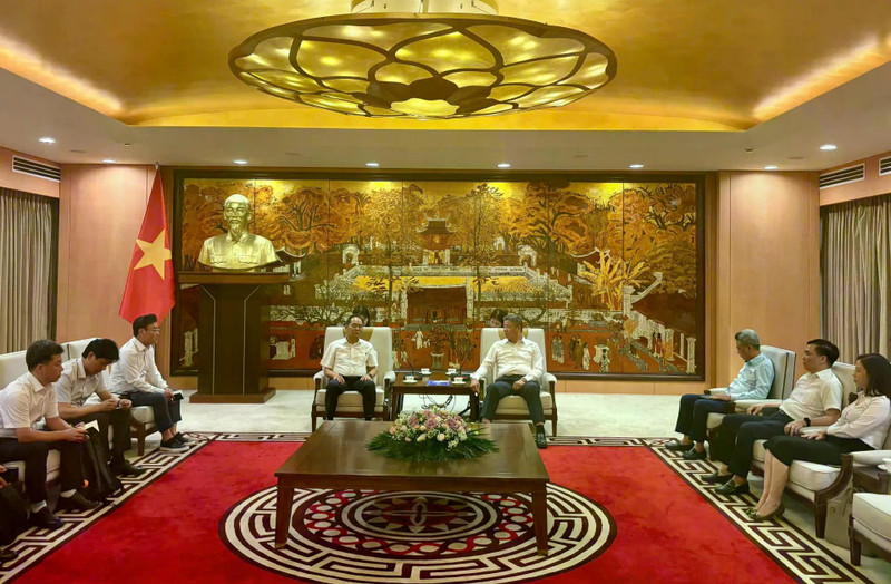 Escena de la reunión. (Fotografía: kinhtedothi.vn)