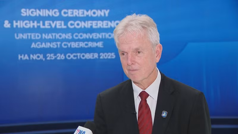 Ernst Noorman, embajador en misión especial para Asuntos Cibernéticos de los Países Bajos. (Foto: VNA)