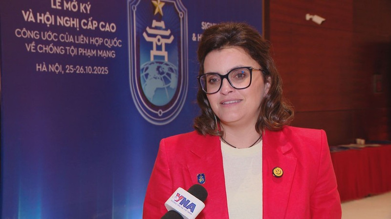La vicepresidenta de Ecuador, María José Pinto González Artigas. (Foto: VNA)