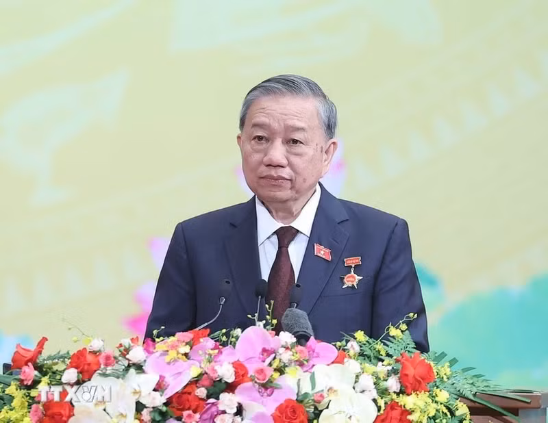 El secretario general del Partido Comunista de Vietnam, To Lam. (Foto: VNA)