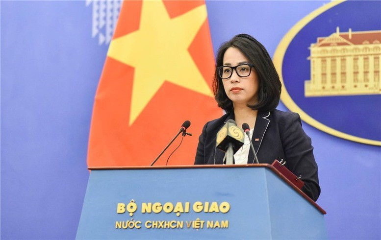 La portavoz del Ministerio de Relaciones Exteriores de Vietnam, Pham Thu Hang. (Foto: VGP)