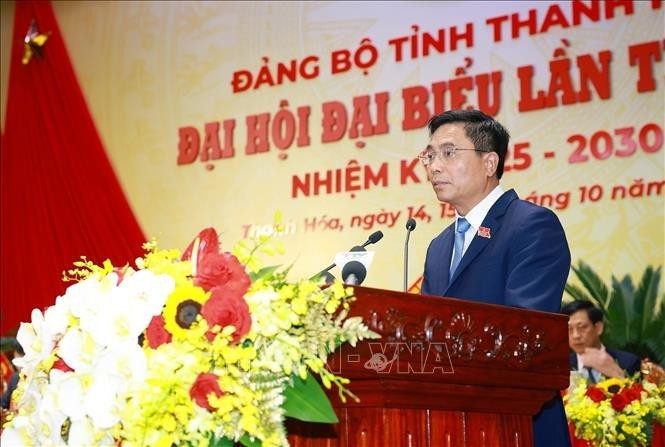 El secretario del Comité del PCV en la provincia de Thanh Hoa, Nguyen Doan Anh. (Foto: VNA)