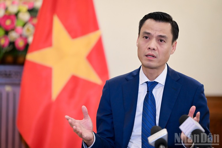 El viceministro de Relaciones Exteriores de Vietnam Dang Hoang Giang. (Foto: Nhan Dan)