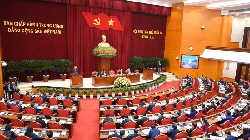 En la cita. (Foto: Nhan Dan)