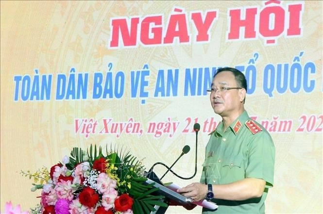 El general de división Pham The Tung, viceministro de Seguridad Pública de Vietnam. (Foto: VNA)