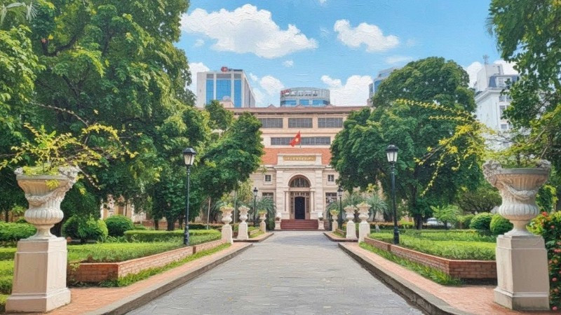 La exposición se instalará en la Biblioteca Nacional, en la calle de Trang Thi, Hanói. (Foto: Nhan Dan)