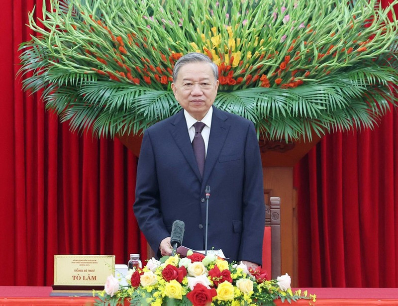 El secretario general del Partido Comunista de Vietnam, To Lam. (Foto: VNA)