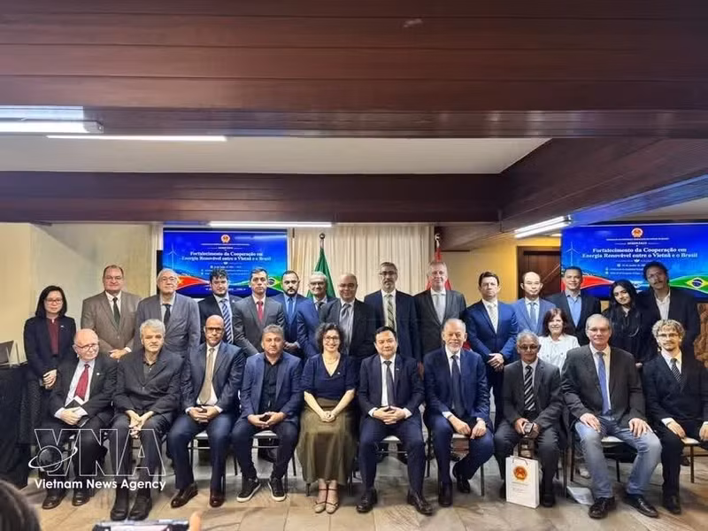 Delegados en la cita. (Foto: Embajada de Vietnam en Brasil)
