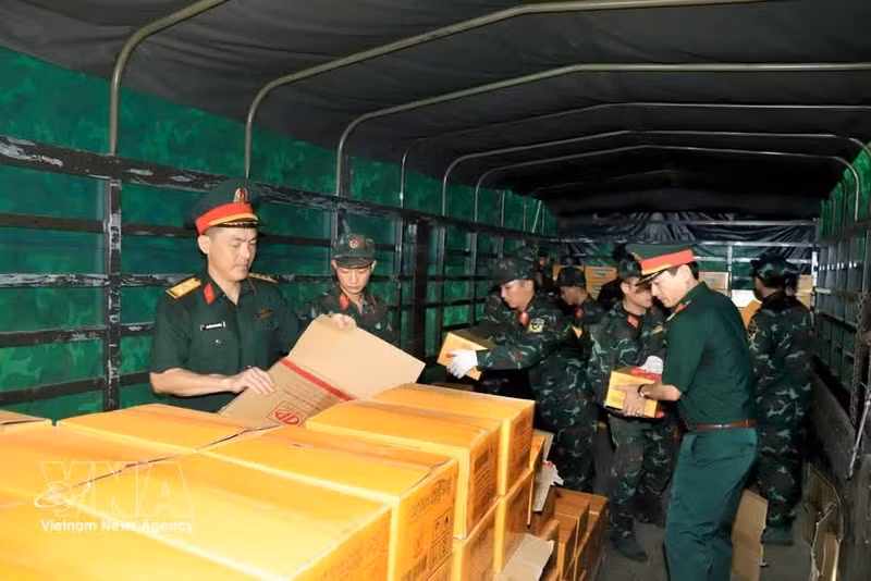El Ministerio de Defensa de Vietnam despliega un equipo militar de ayuda humanitaria y respuesta a desastres, integrado por 82 efectivos, a Venezuela. (Foto: VNA)