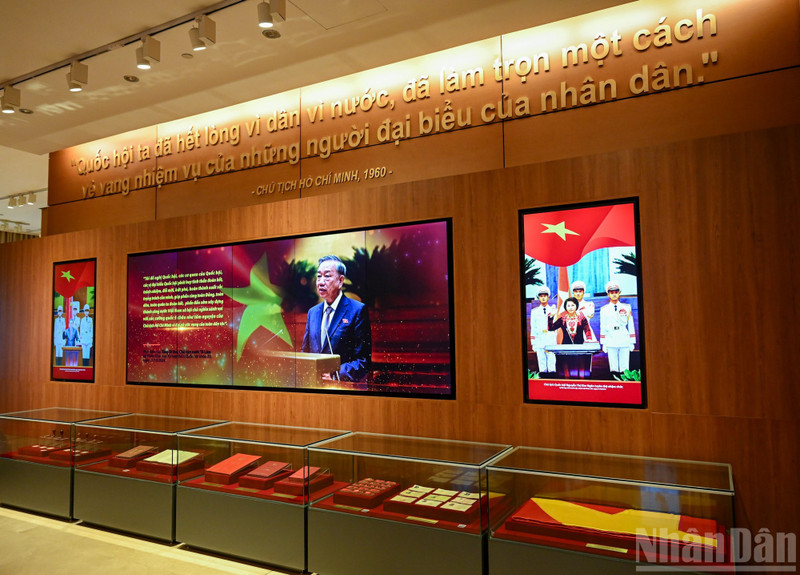 Vista del Museo de la Asamblea Nacional de Vietnam. (Foto: Nhan Dan)