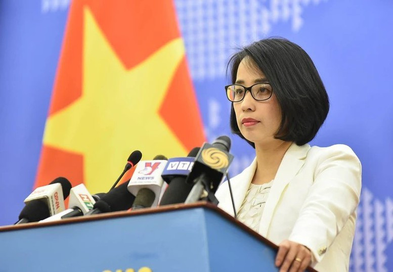 La portavoz del Ministerio de Relaciones Exteriores de Vietnam, Pham Thu Hang. (Foto: VGP)