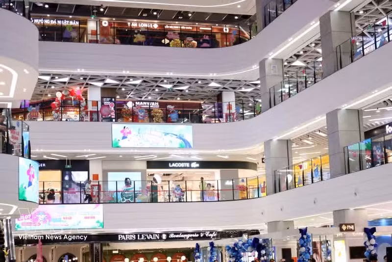 El centro comercial AEON Mall Da Nang Thanh Khe en su día de inauguración. (Foto: VNA)