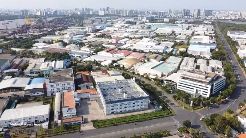 Vista de la zona de procesamiento y exportaciones de Tan Thuan, Ciudad Ho Chi Minh. (Foto: VNA)