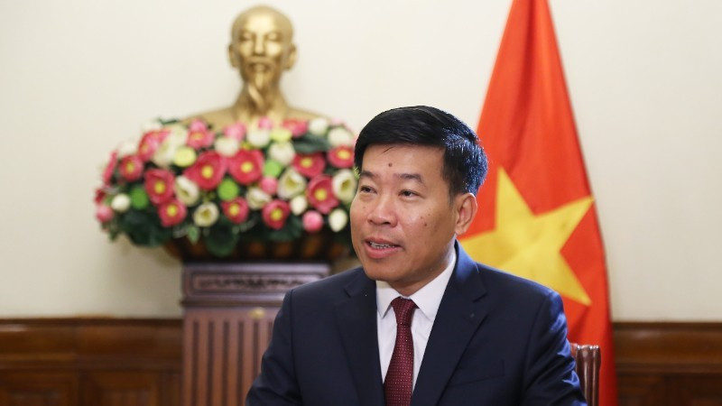 El viceministro vietnamita de Relaciones Exteriores Nguyen Manh Cuong. (Foto: Ministerio de Relaciones Exteriores de Vietnam)
