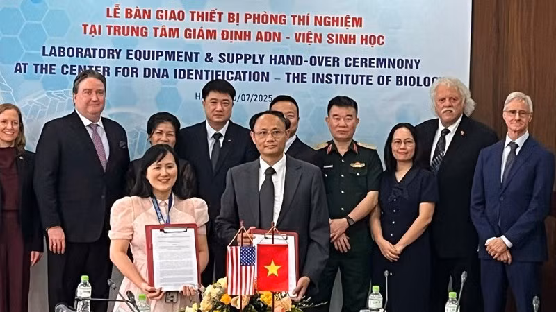 En la ceremonia. (Fotografía: Nhan Dan)