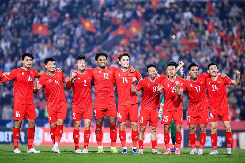 La selección de Vietnam estará presente en la fase final de la Copa Asiática 2027. (Foto de archivo: Federación de Fútbol de Vietnam)