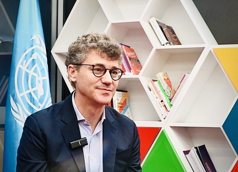 El representante jefe de la Unesco en Vietnam, Jonathan Wallace Baker. (Foto: VNA)