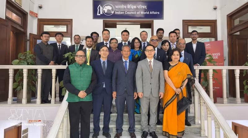 El ICWA y la VASS celebran el sexto Diálogo ICWA - VASS bajo el tema “Convergencias estratégicas y orientaciones futuras en las relaciones Vietnam-India”. (Foto: VNA)