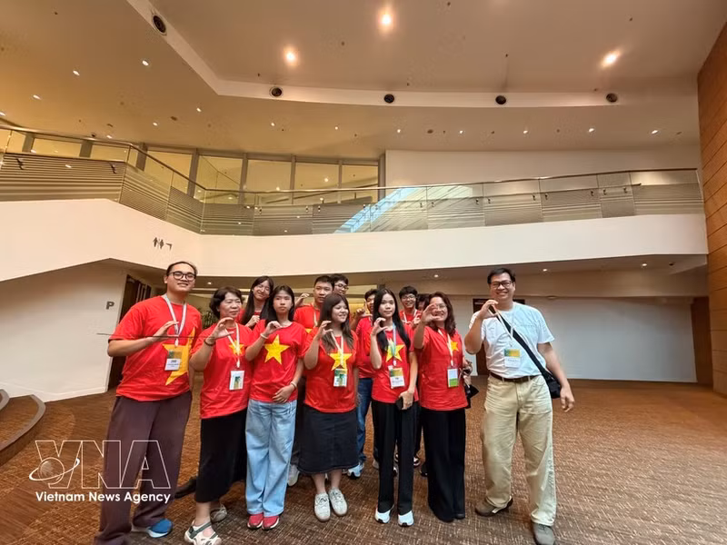 La delegación vietnamita en el ASC 2026. (Foto: VNA)