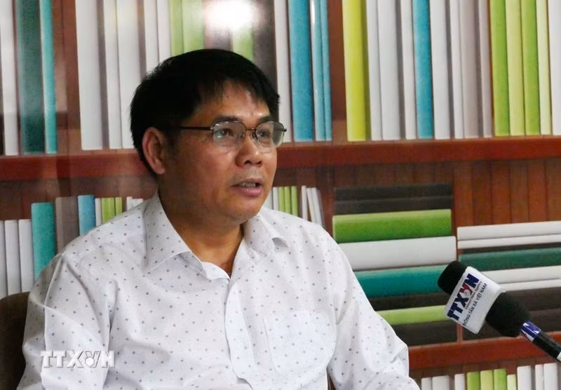 El vicepresidente de la Asociación de Empresarios Vietnamitas en Laos y director general de la empresa NNC Pharma, Hoang Van Quan. (Foto: VNA)