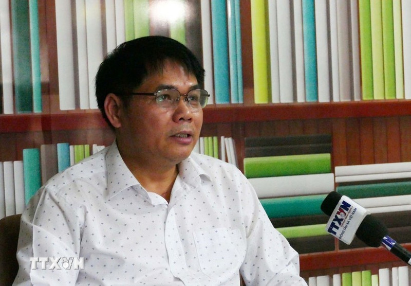 El vicepresidente de la Asociación de Empresarios Vietnamitas en Laos y director general de la empresa NNC Pharma, Hoang Van Quan. (Foto: VNA)