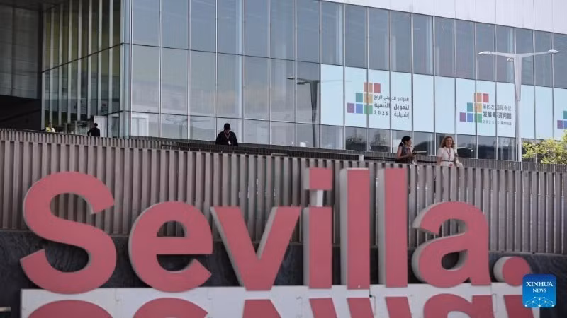 La FfD4 está en curso en la ciudad española de Sevilla con la participación de unos 50 líderes mundiales. (Fotografía: XINHUA)