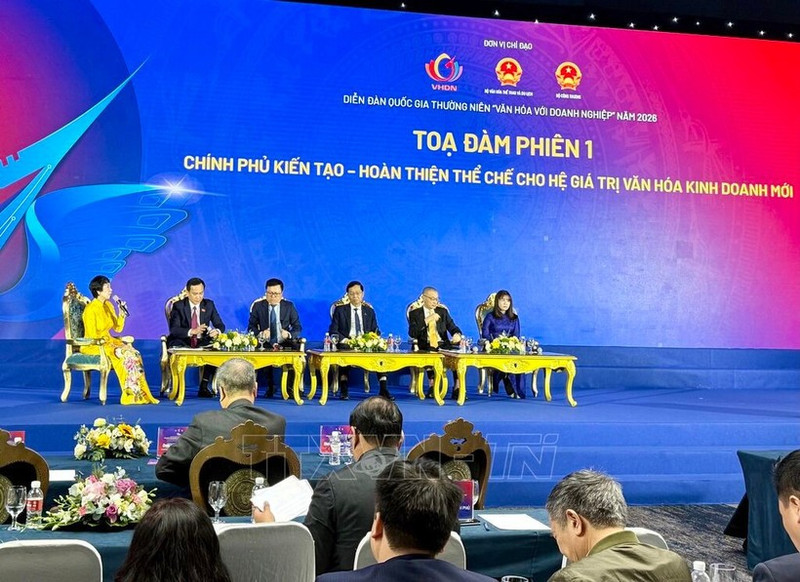 Panorama del Foro Nacional "Cultura y Empresa 2026". (Foto: VNA)