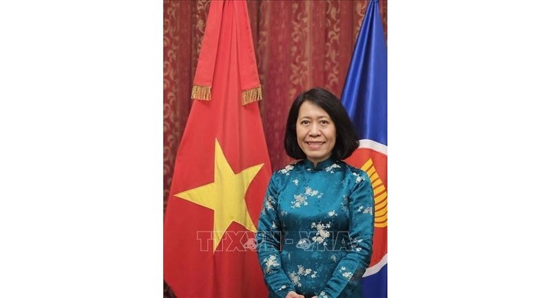 La embajadora de Vietnam en Argentina, concurrente en Paraguay y Uruguay, Ngo Minh Nguyet. (Foto: VNA)