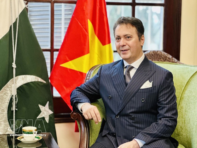 El embajador de Pakistán en Vietnam, Kohdayar Marri. (Foto: VNA)