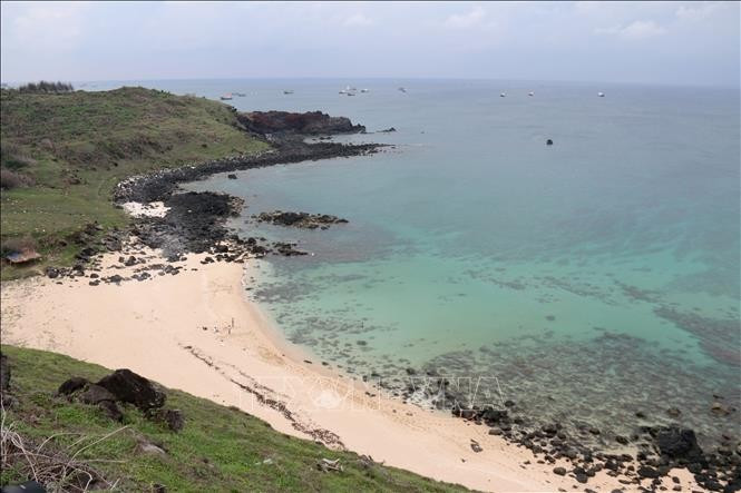 Una esquina de la isla de Phu Quy. (Foto: VNA)