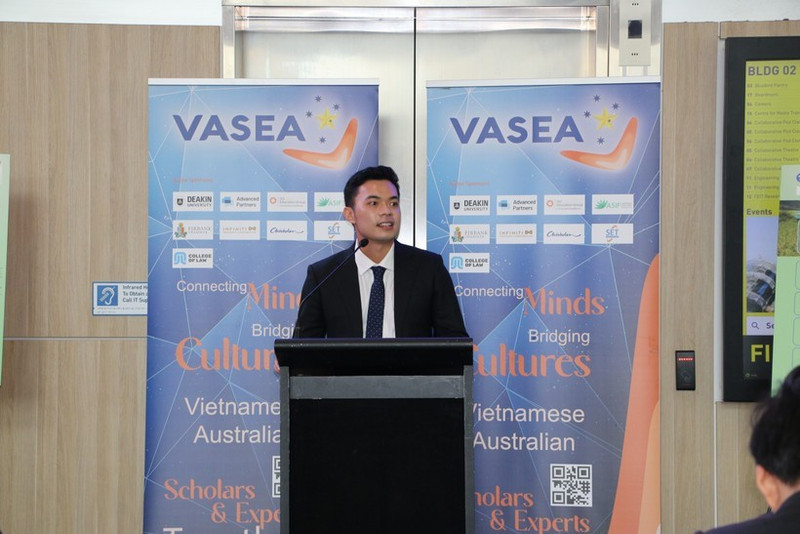 El presidente de la Asociación de Estudiantes Vietnamitas en Australia, Huynh Tan Dat. (Foto: VNA)