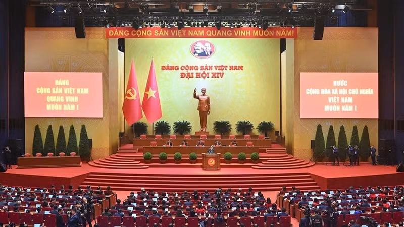 Vista panorámica de la sesión preparatoria del XIV Congreso Nacional del Partido. (Foto: Nhan Dan)