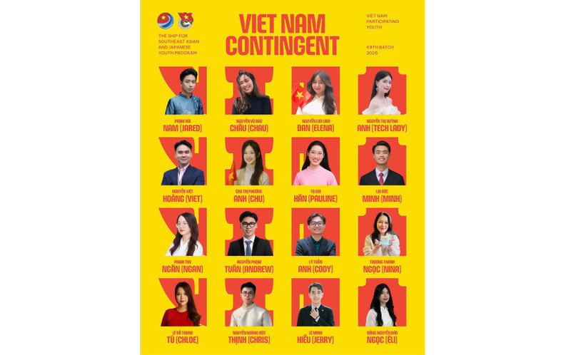 Vietnam enviará 28 jóvenes al Programa SSEAYP 2026. (Foto: VNA)
