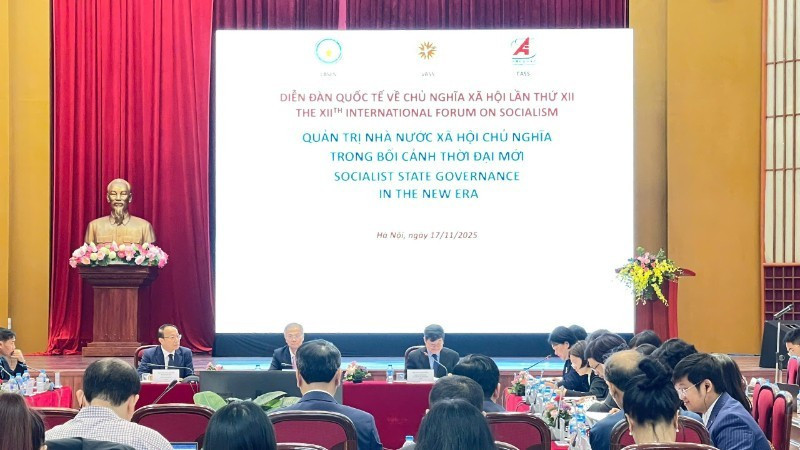 En el foro. (Foto: Nhan Dan)