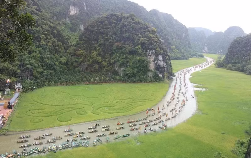 El complejo paisajístico de Trang An. (Fotografía: VNA)