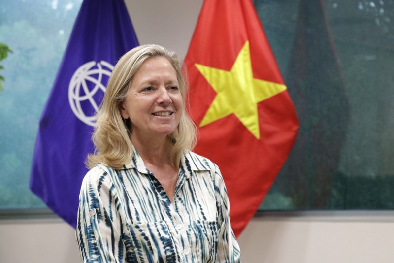 Mariam J. Sherman, directora del Banco Mundial en Vietnam, Camboya y Laos. (Foto: VNA)